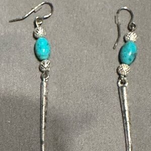 Turquoise Drop Dangle Earrings - Women Jewelry